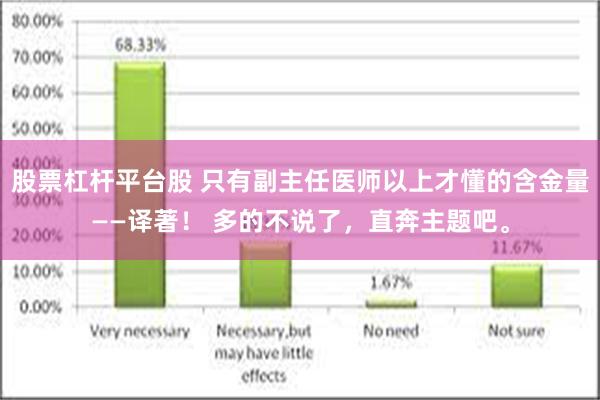 股票杠杆平台股 只有副主任医师以上才懂的含金量——译著！ 多的不说了，直奔主题吧。