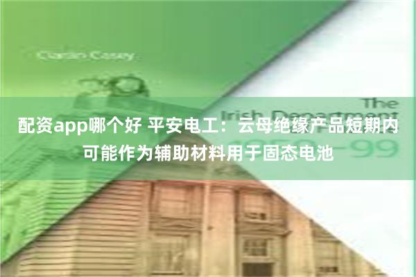 配资app哪个好 平安电工：云母绝缘产品短期内可能作为辅助材料用于固态电池